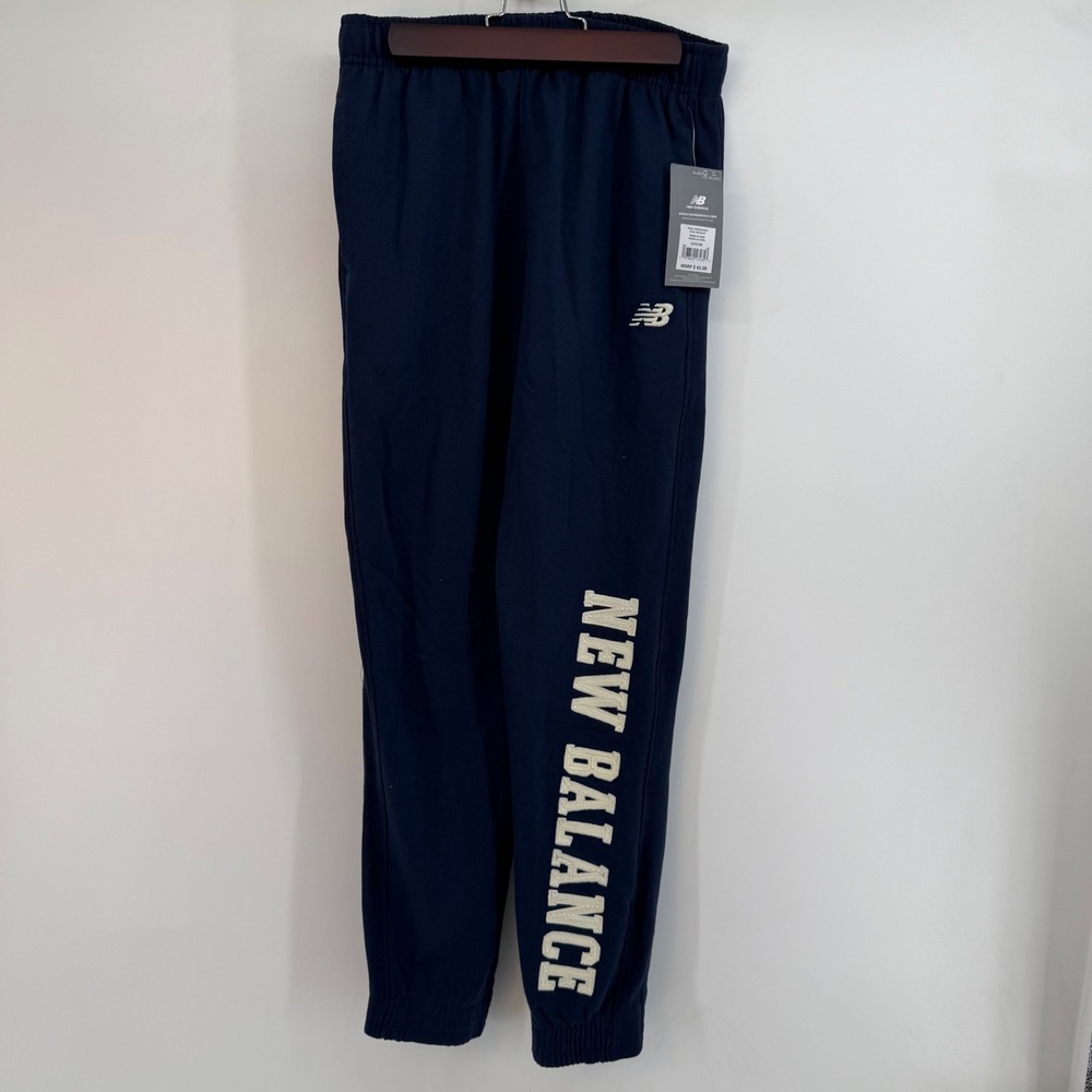 Kids New Balance Navy Jogger Sweatpants Size Large‎ 14 16